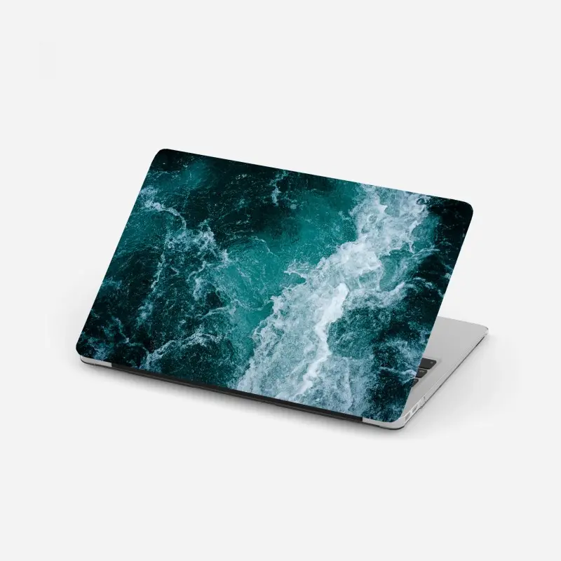 Laptop-Aufkleber türkisblaue ozeanwellen