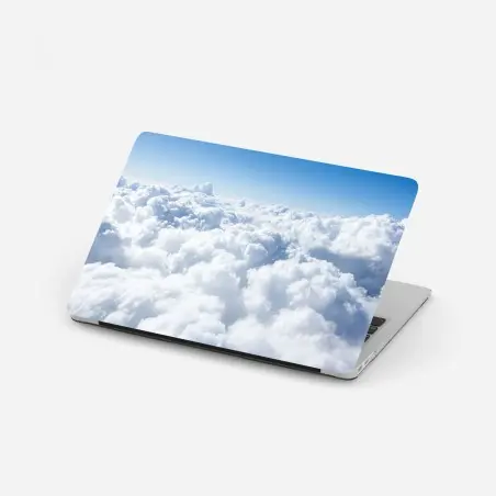Laptop-Aufkleber ruhige wolkenlandschaft aus der luft – Pixers®
