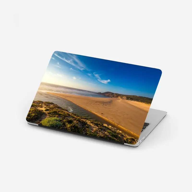 Laptop-Aufkleber Praia da Amoreira panoramablick