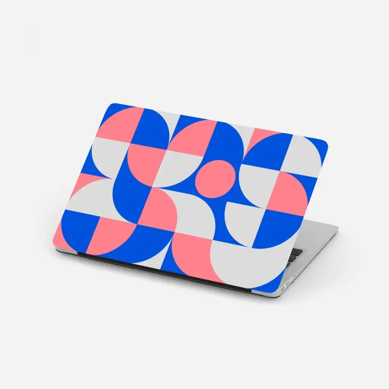 Laptop-Aufkleber skandinavische geometrische komposition