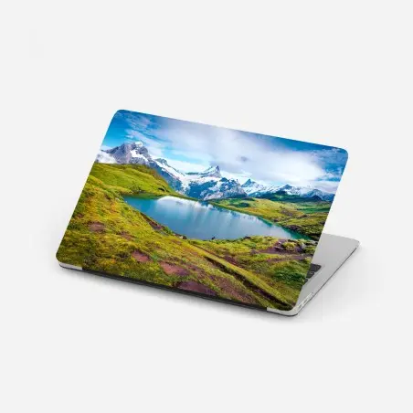 Laptop-Aufkleber ruhiger morgen am Bachalpsee, Schweiz – Pixers®