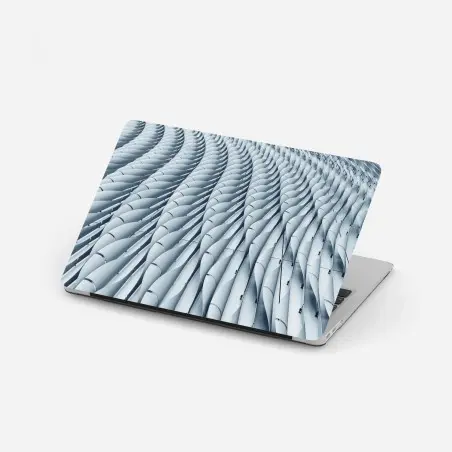 Laptop-Aufkleber abstraktes architektonisches fasadenmuster – Pixers®