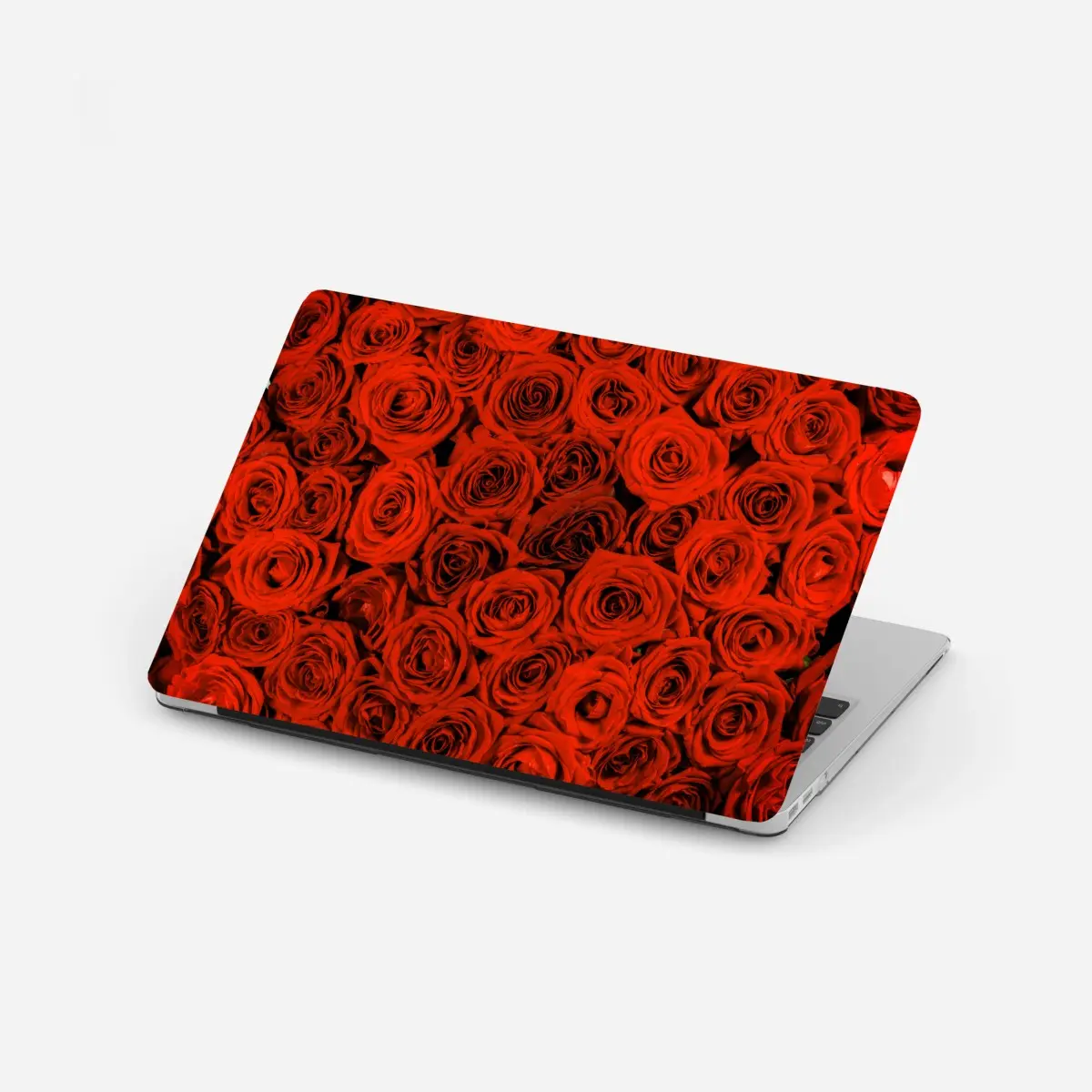 Laptop-Aufkleber prächtiger strauß roter rosen – Pixers®