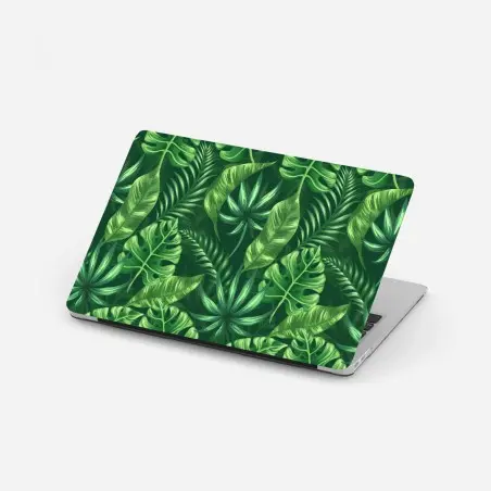 Laptop-Aufkleber tropisches monstera blattmuster – Pixers®
