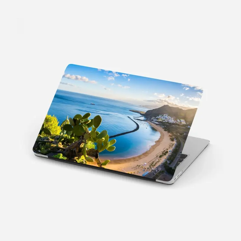 Laptop-Aufkleber sonniger strand Las Teresitas panorama