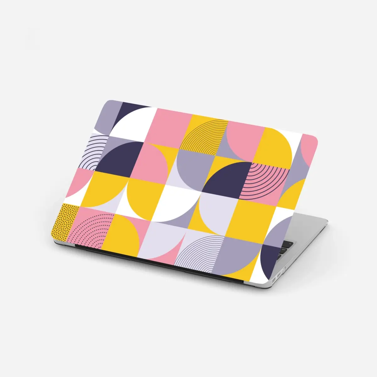 Laptop-Aufkleber pastell geometrisches muster – Pixers®