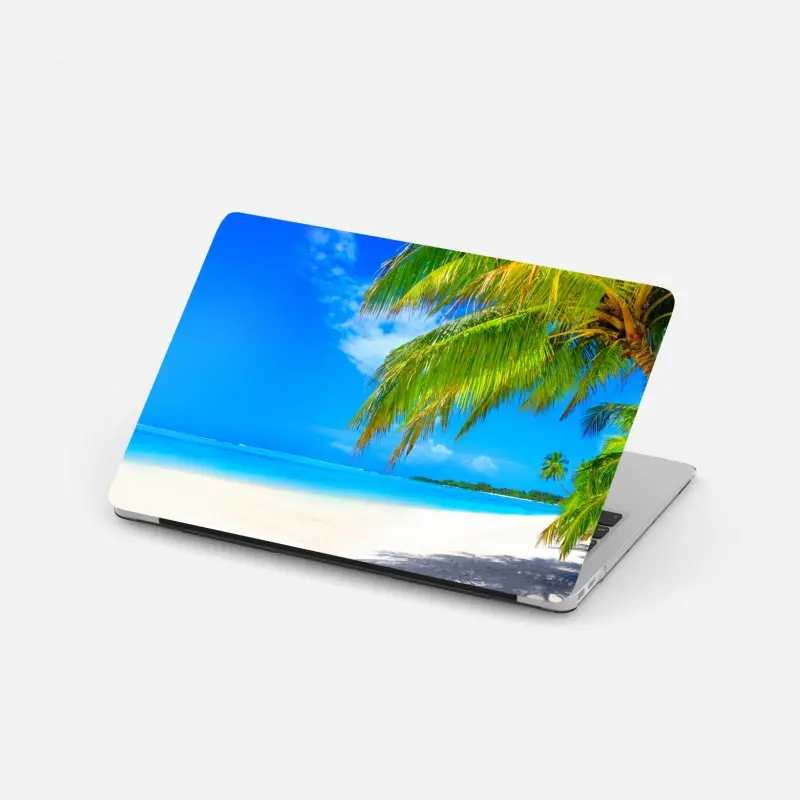 Laptop-Aufkleber tropischer türkisstrand