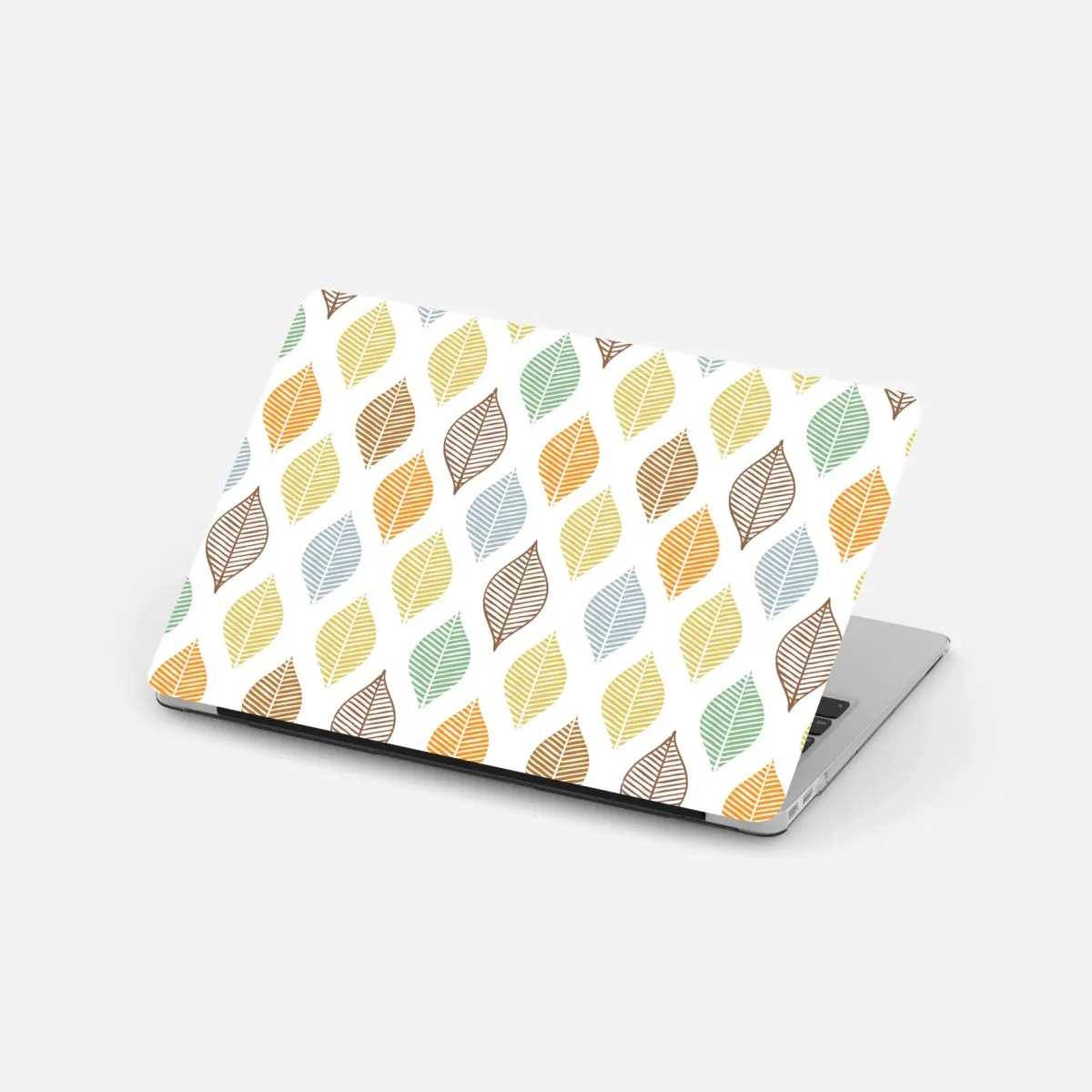 Laptop-Aufkleber pastelliges blättermuster für die wand – Pixers®