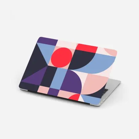 Laptop-Aufkleber geometrische pastellkomposition – Pixers®