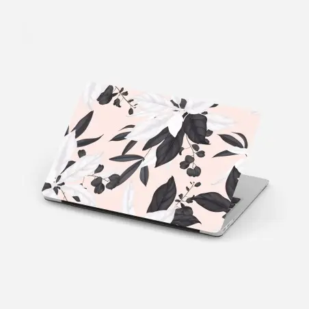Laptop-Aufkleber zarte pastell botanische blätter – Pixers®