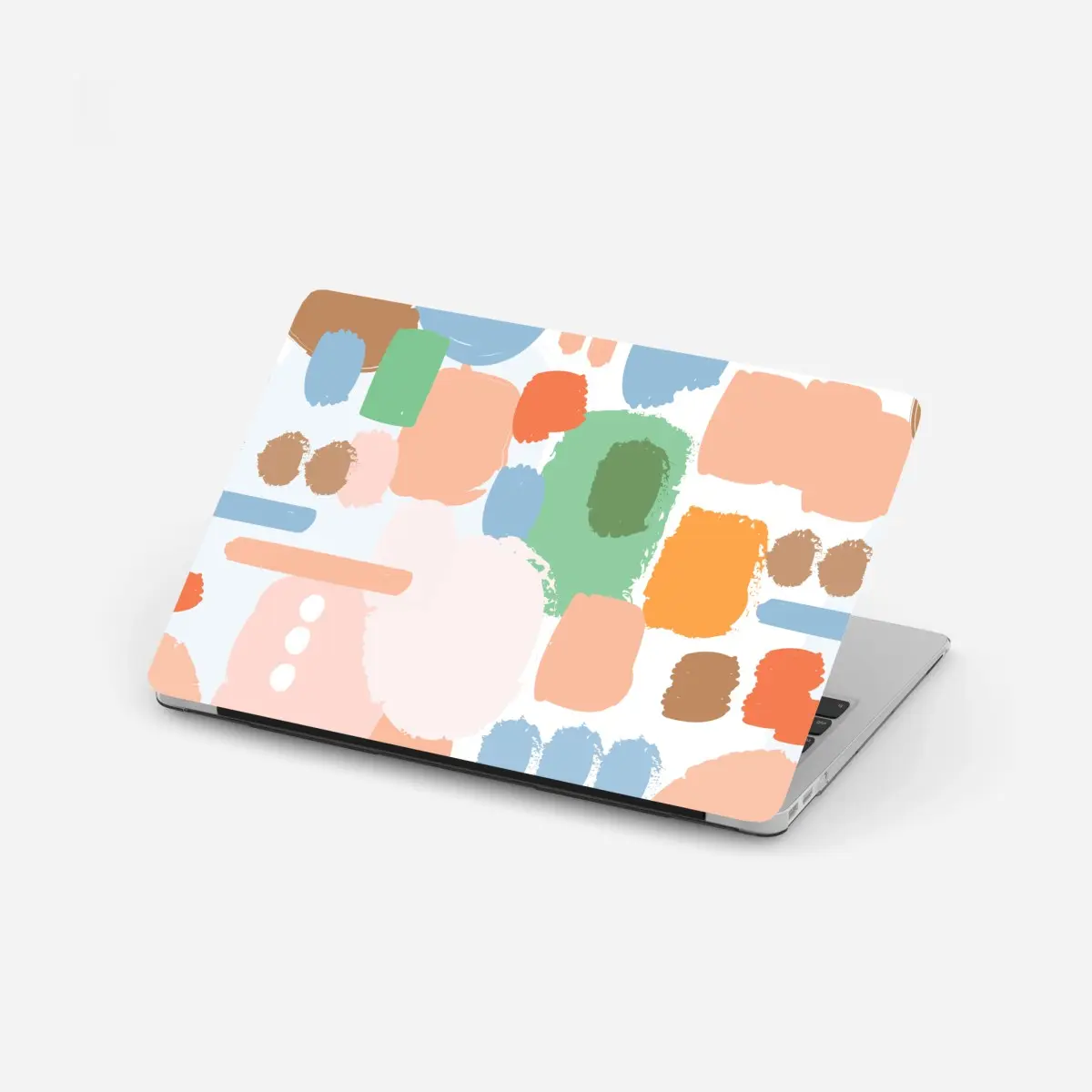 Laptop-Aufkleber pastell pinselstrich muster – Pixers®