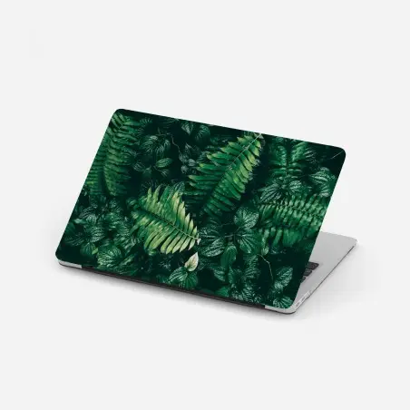 Laptop-Aufkleber üppige tropische blätter – Pixers®