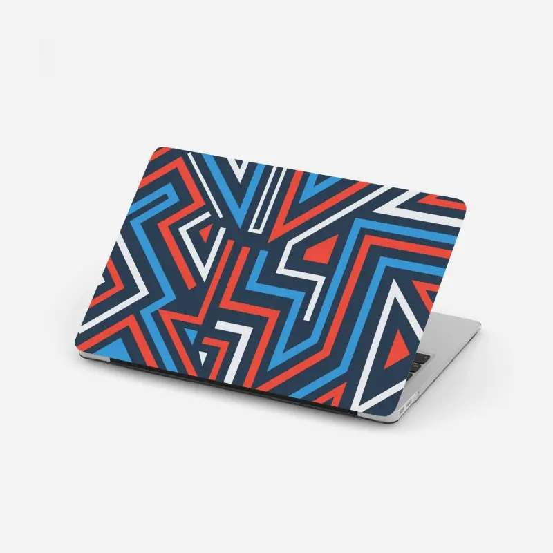 Laptop-Aufkleber fette geometrische linien