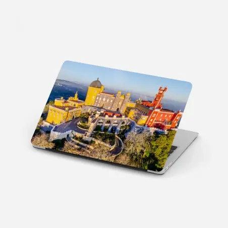 Laptop-Aufkleber bunter palast Pena in Sintra – Pixers®