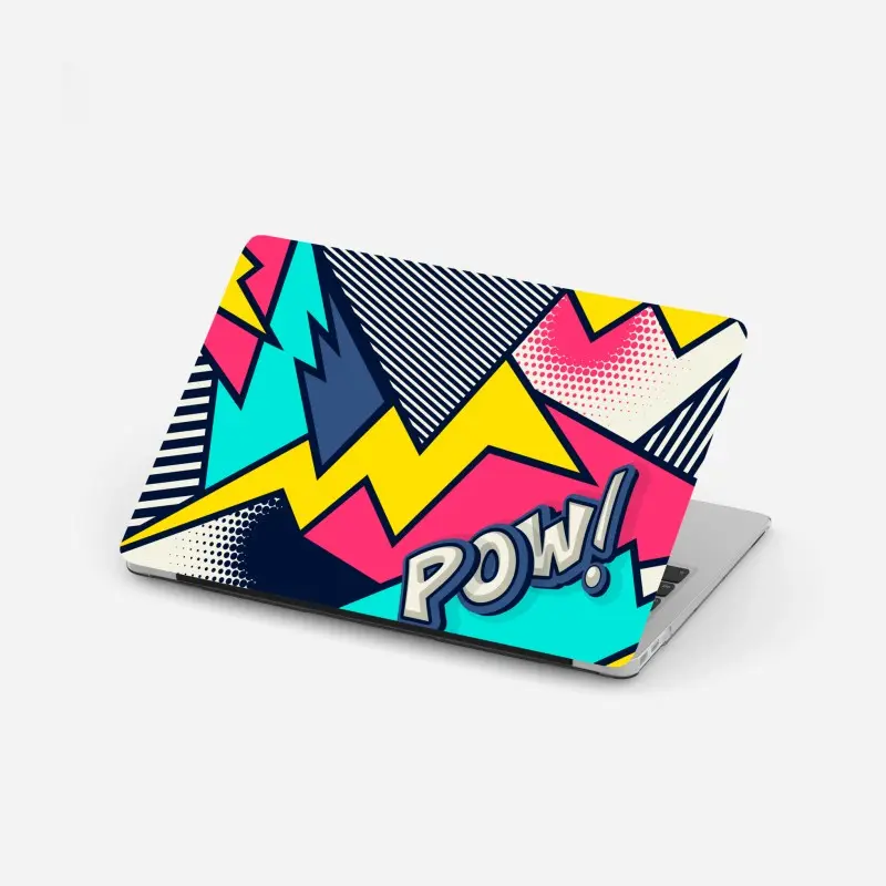 Laptop-Aufkleber comic pop art explosion