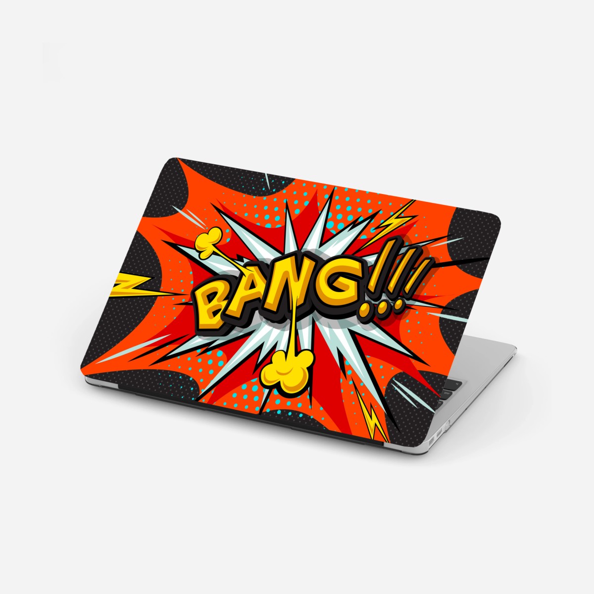 Laptop-Aufkleber comic-explosion im pop-art-stil – Pixers®
