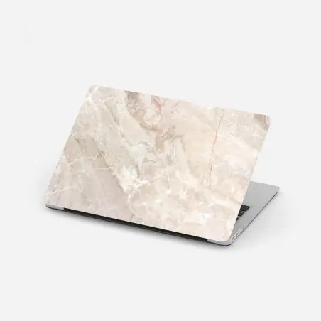 Laptop-Aufkleber beige marmorstruktur – Pixers®