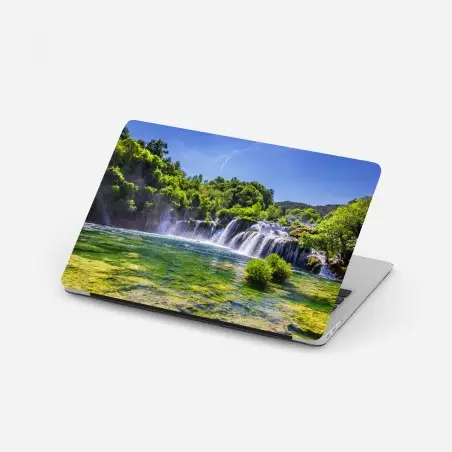 Laptop-Aufkleber Skradinski Buk wasserfall im Krka Nationalpark – Pixers®