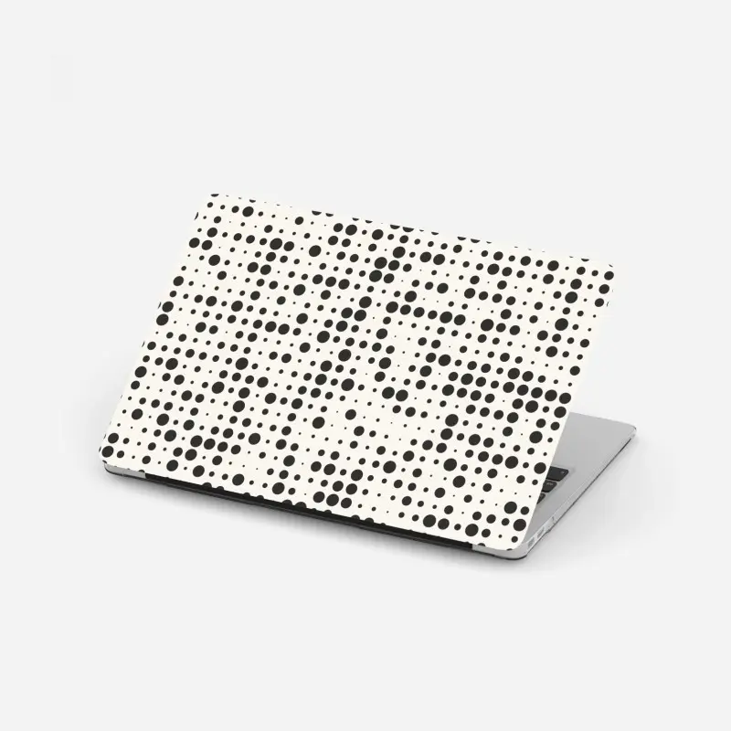 Laptop-Aufkleber minimalistisches punktmuster