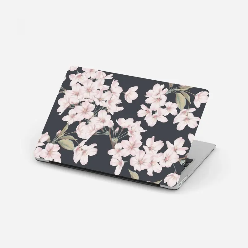 Laptop-Aufkleber zartes kirschblütenmuster