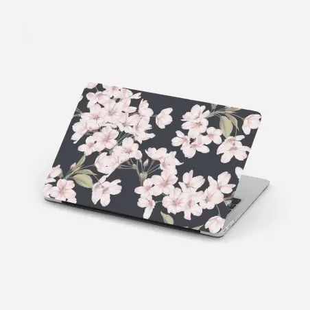 Laptop-Aufkleber zartes kirschblütenmuster – Pixers®