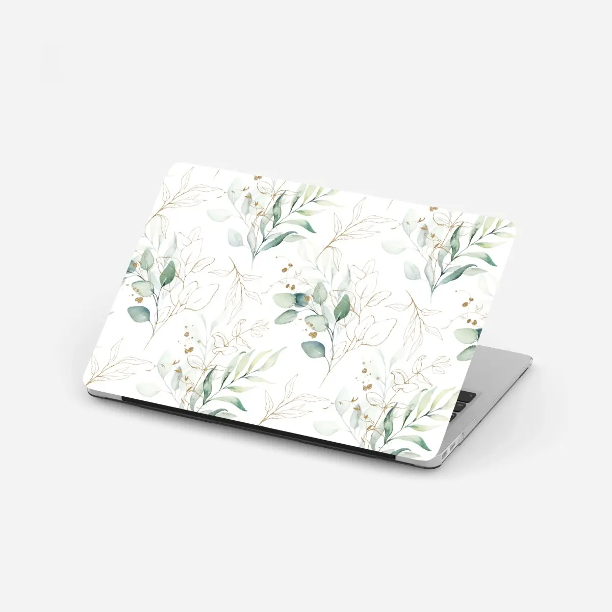 Laptop-Aufkleber sanftes eukalyptus aquarellmuster – Pixers®