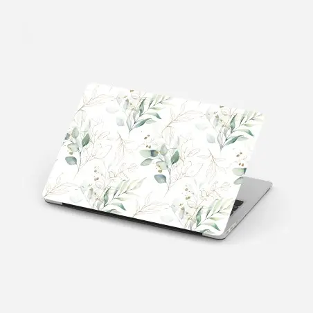 Laptop-Aufkleber sanftes eukalyptus aquarellmuster – Pixers®