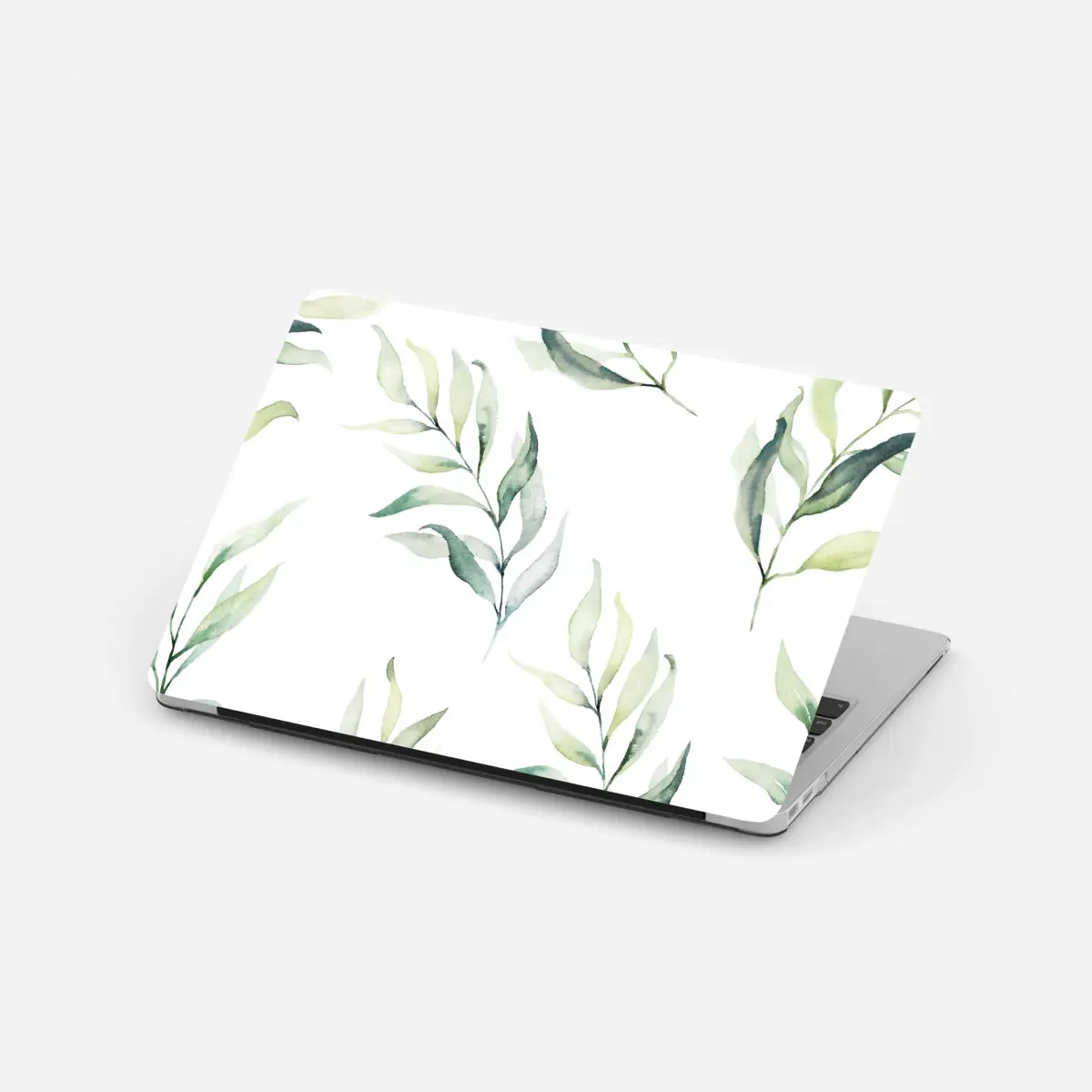 Laptop-Aufkleber sanftes aquarellmuster mit eukalyptusblättern – Pixers®