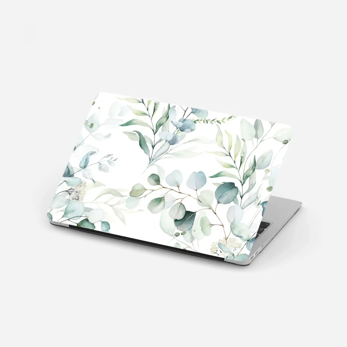 Laptop-Aufkleber aquarell eukalyptus blättermuster – Pixers®