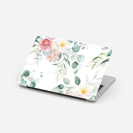 Laptop-Aufkleber zarter aquarellblumenstrauß – Pixers®