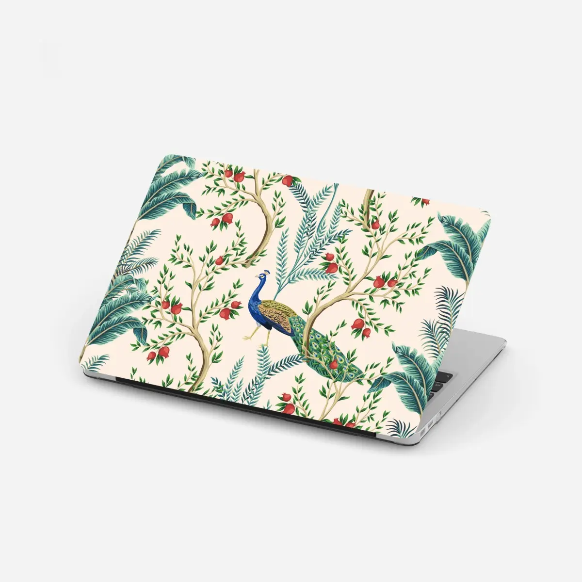 Laptop-Aufkleber pfau zwischen granatästen – Pixers®