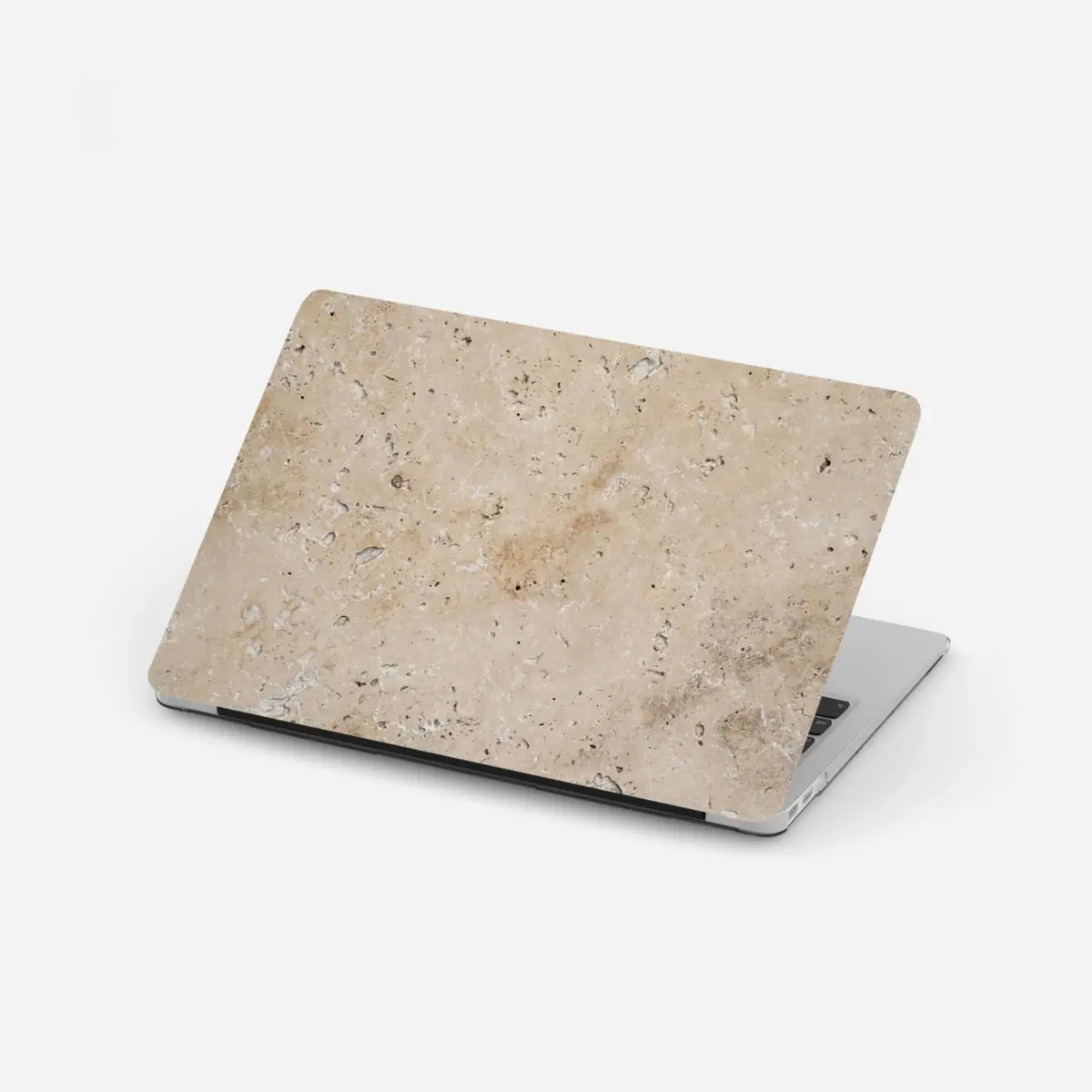 Laptop-Aufkleber beige travertin steinstruktur – Pixers®