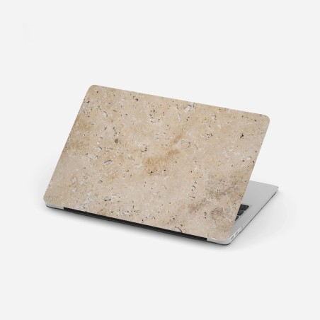 Laptop-Aufkleber beige travertin steinstruktur – Pixers®