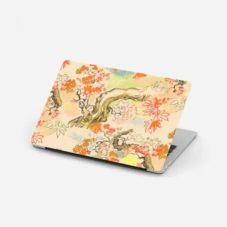 Laptop-Aufkleber orientalisches baummuster mit blättern – Pixers®