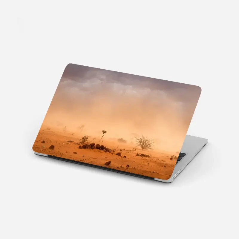 Laptop-Aufkleber sandsturm über Dollo Ado, Äthiopien