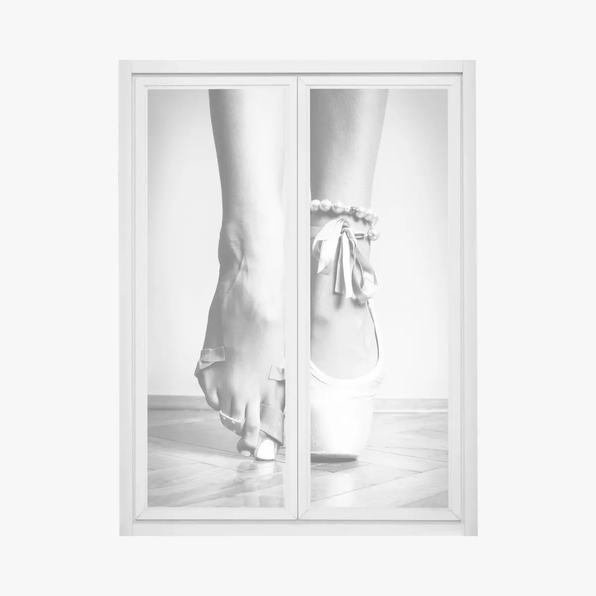 Fensteraufkleber ballettspitze in anmut – Pixers®