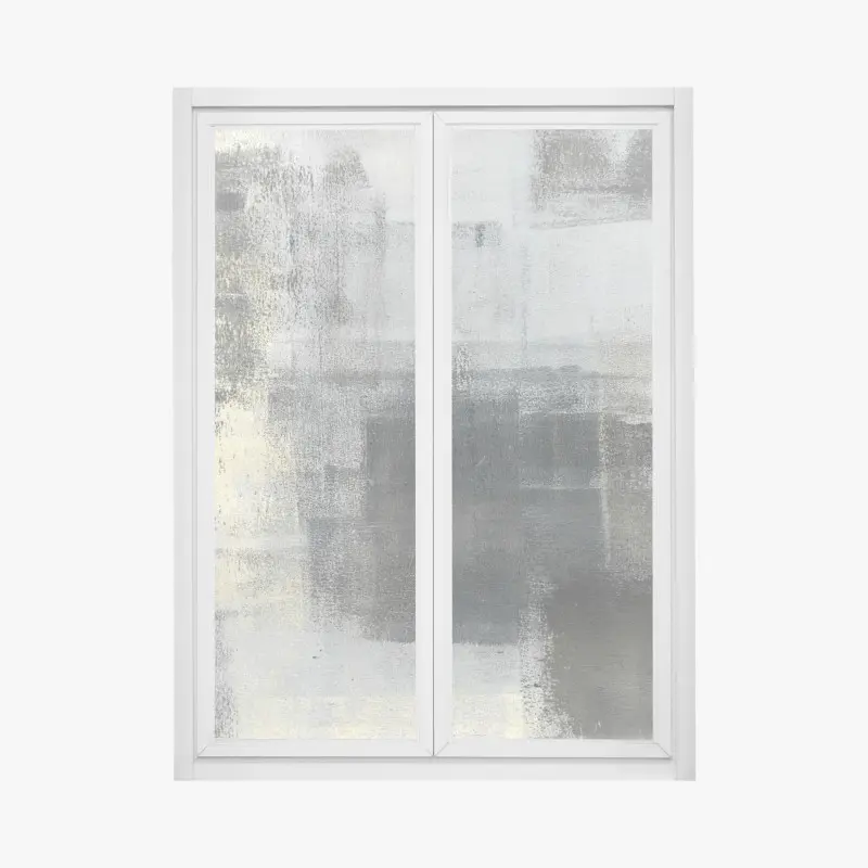 Fensteraufkleber subtile monochrome textur