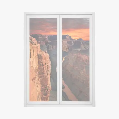 Fensteraufkleber Grand Canyon sonnenuntergang panorama – Pixers®