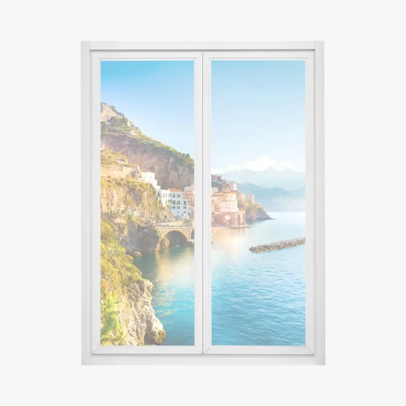 Fensteraufkleber sonnige Amalfiküste