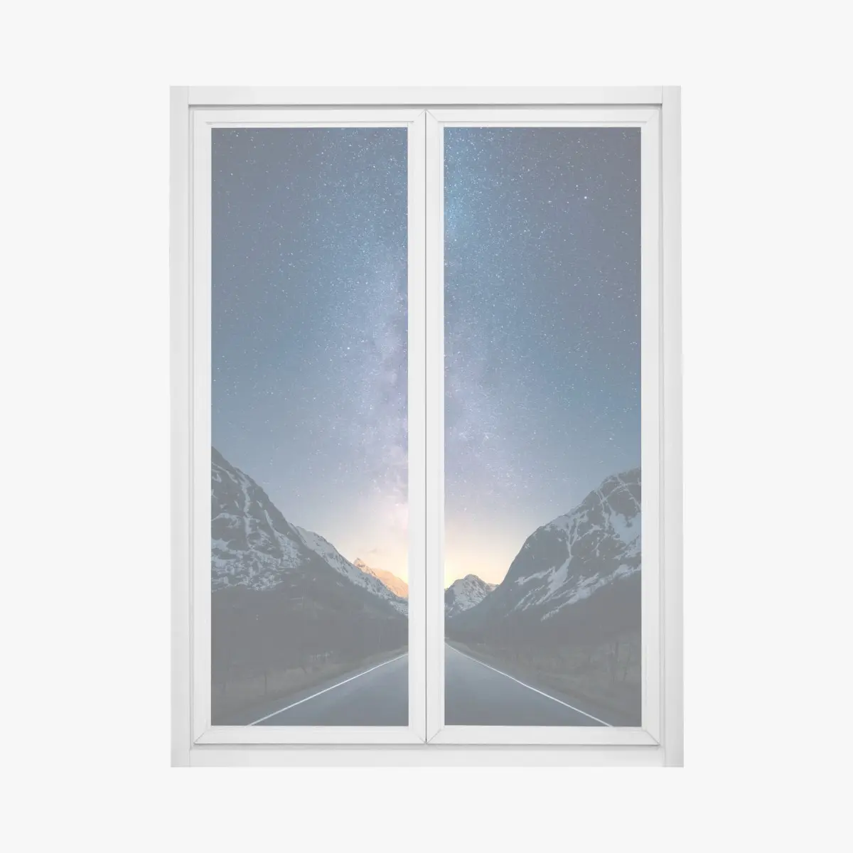 Fensteraufkleber weg zur milchstraße – Pixers®
