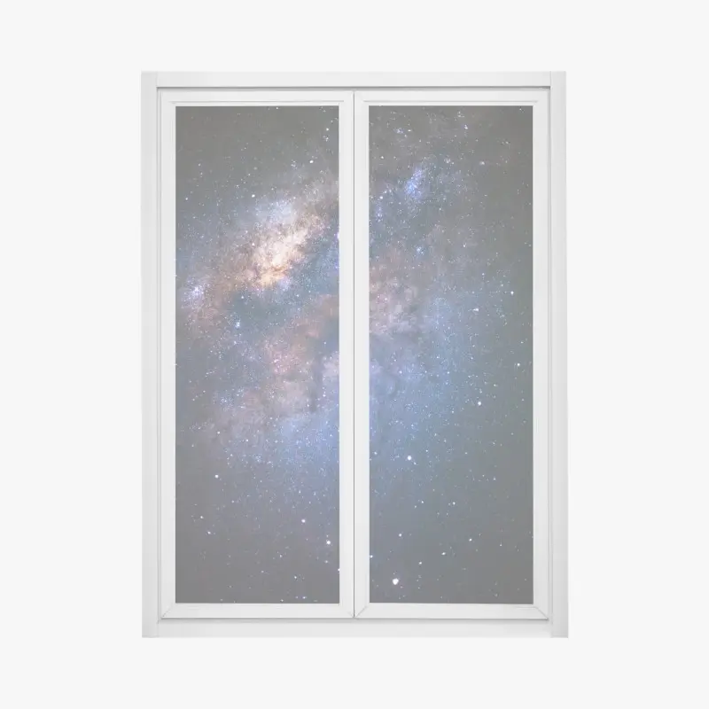 Fensteraufkleber milchstraße galaxie nachthimmel