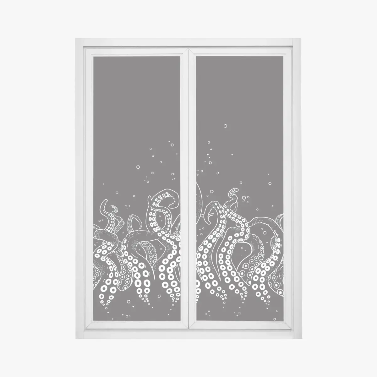 Fensteraufkleber oktopus tentakel muster – Pixers®