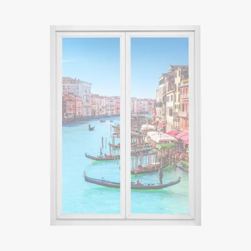 Fensteraufkleber Venedig großer kanal stadtansicht