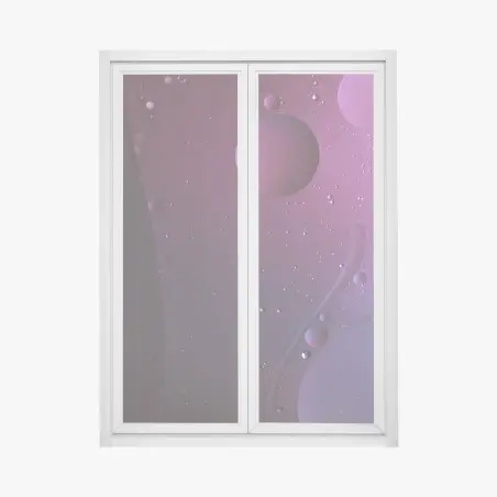 Fensteraufkleber violette kosmische sphären abstrakte kunst – Pixers®