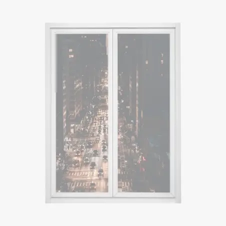 Fensteraufkleber Manhattan nächtliche avenue – Pixers®