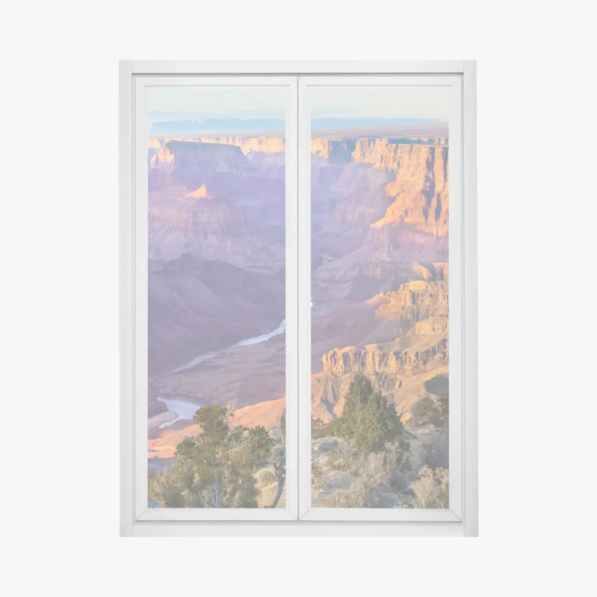 Fensteraufkleber Grand Canyon bei dämmerung panorama – Pixers®