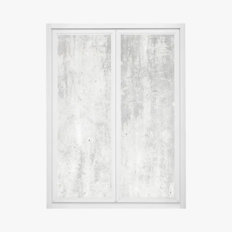 Fensteraufkleber rohe betonwand textur