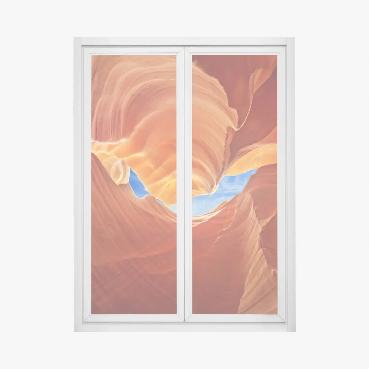 Fensteraufkleber Antelope Canyon geschwungene sandsteinformationen – Pixers®
