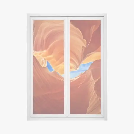 Fensteraufkleber Antelope Canyon geschwungene sandsteinformationen – Pixers®