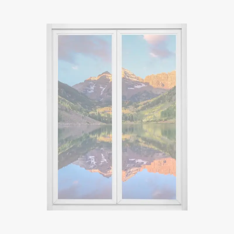Fensteraufkleber sonnenaufgang bei Maroon Bells
